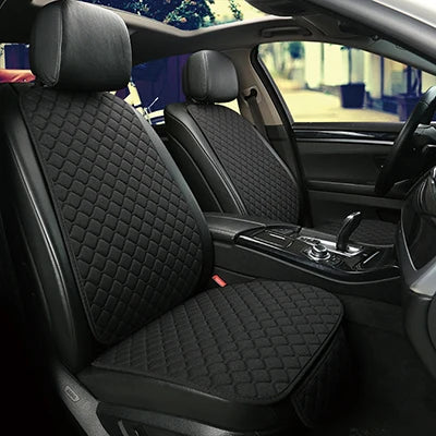 Universal Car Seat Cover Protector Linen Front Rear Back