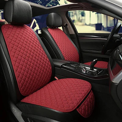 Universal Car Seat Cover Protector Linen Front Rear Back