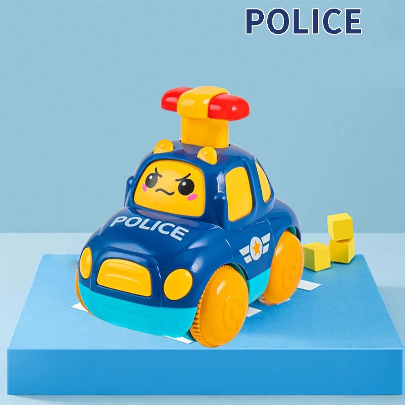 Baby Animal Car Toys Toddler Press and Go Cars Pull Back