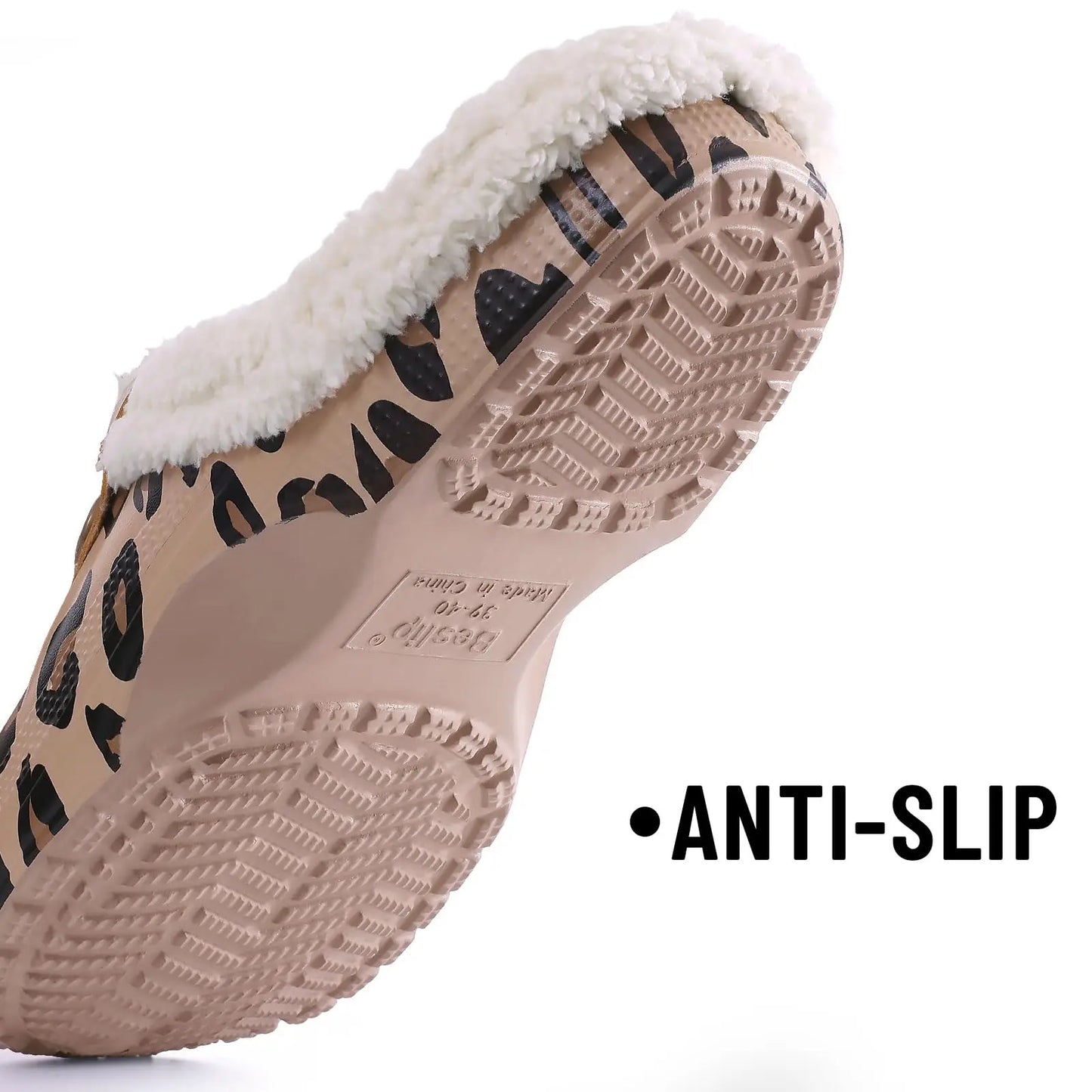 Casual Garden Shoes Warm Fluffy Men Slippers