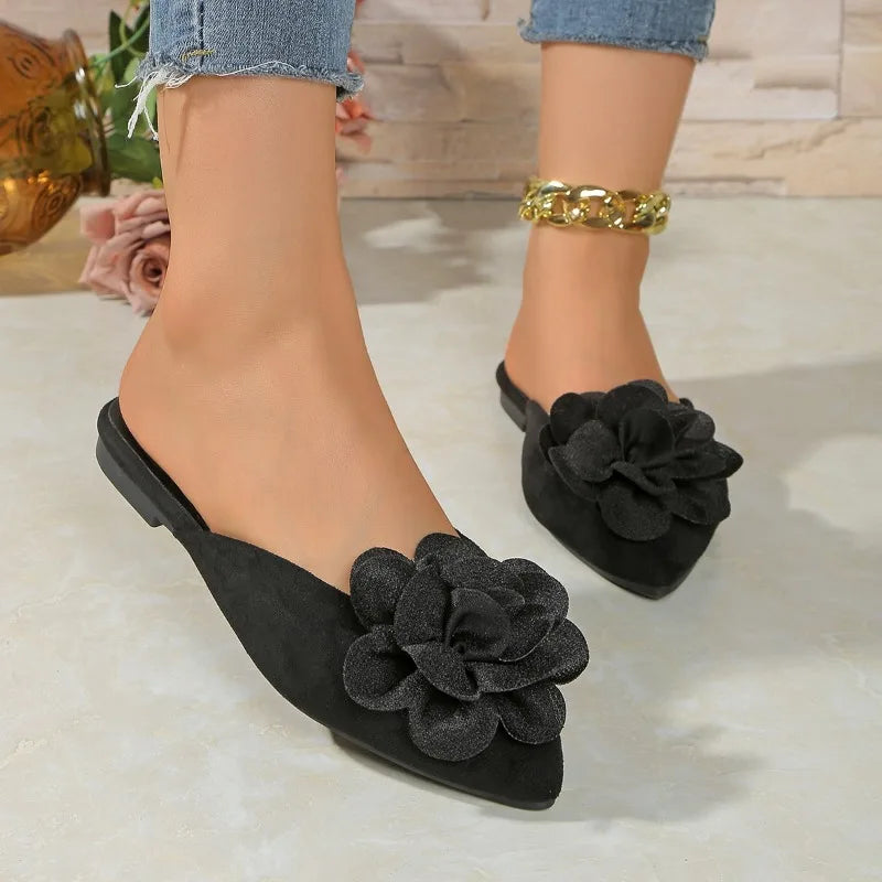 New Leopard Print Baotou Plus Size Slippers Summer
