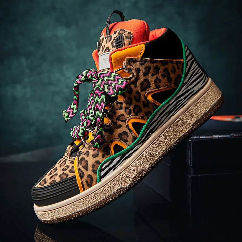 Luxury Leopard Ankle Boots for Men & Women | Jungle Line