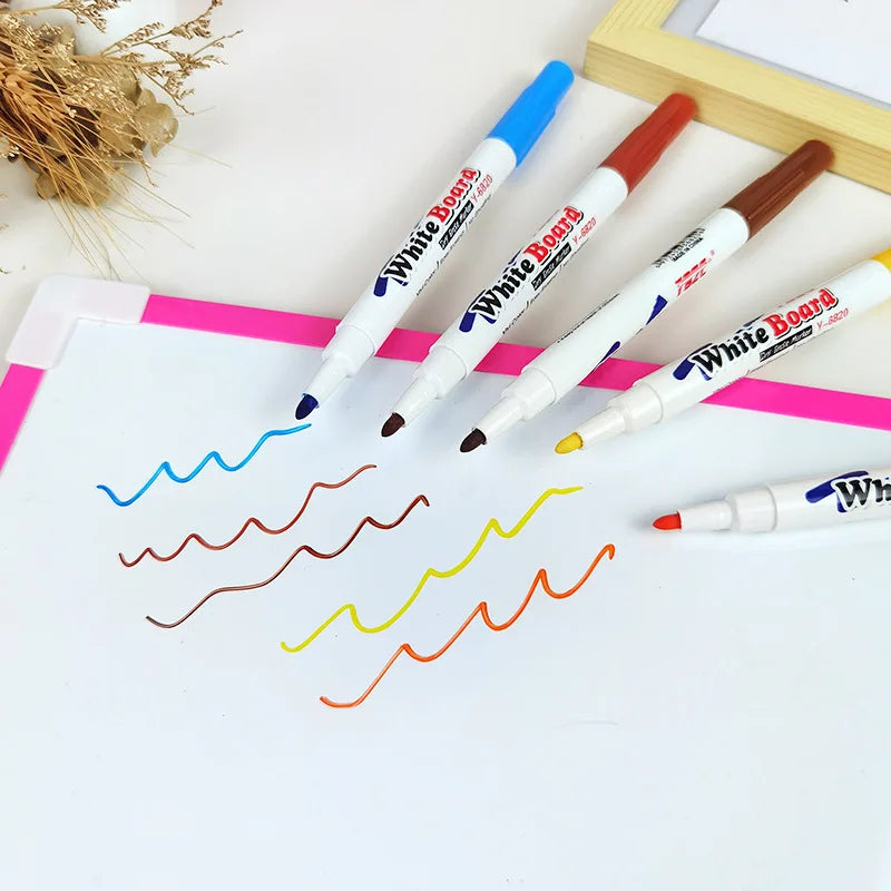 Water Floating Pen Magical Ink Pens With Spoon Floating
