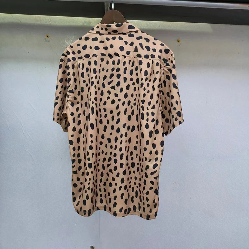 Leopard Print Y2k High Quality Hawaii Beach Men