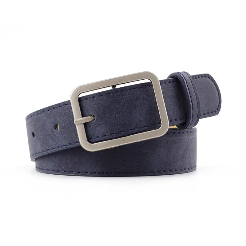 Leopard Print Pu Belt Unisex Fashion Personality Simple