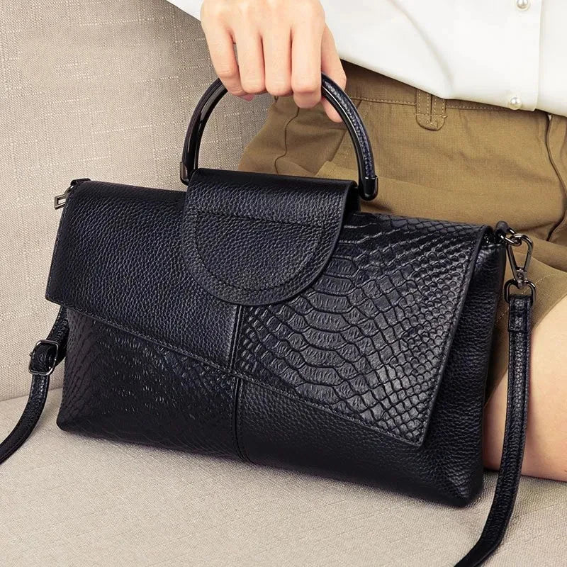 High Quality Soft PU Leather Handbag Women Luxury