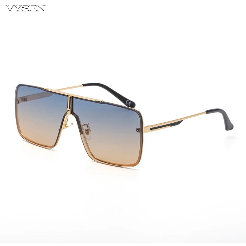 Fashion Oversized Square Sunglasses For Men Big Frame