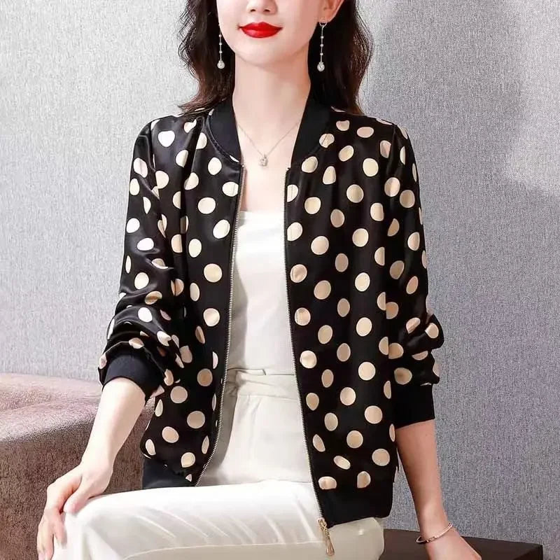 New Summer Fashionable Large Size Short Jacket For Women Loose Fit Sun Protection Clothing V-Neck Cardigan Top For Elderly