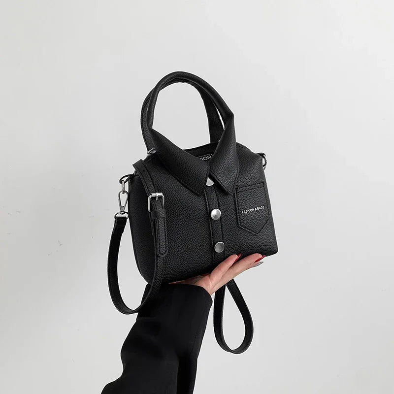 PU Square Compact Shoulder and Crossbody Bags Unique