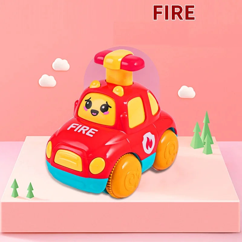 Baby Animal Car Toys Toddler Press and Go Cars Pull Back