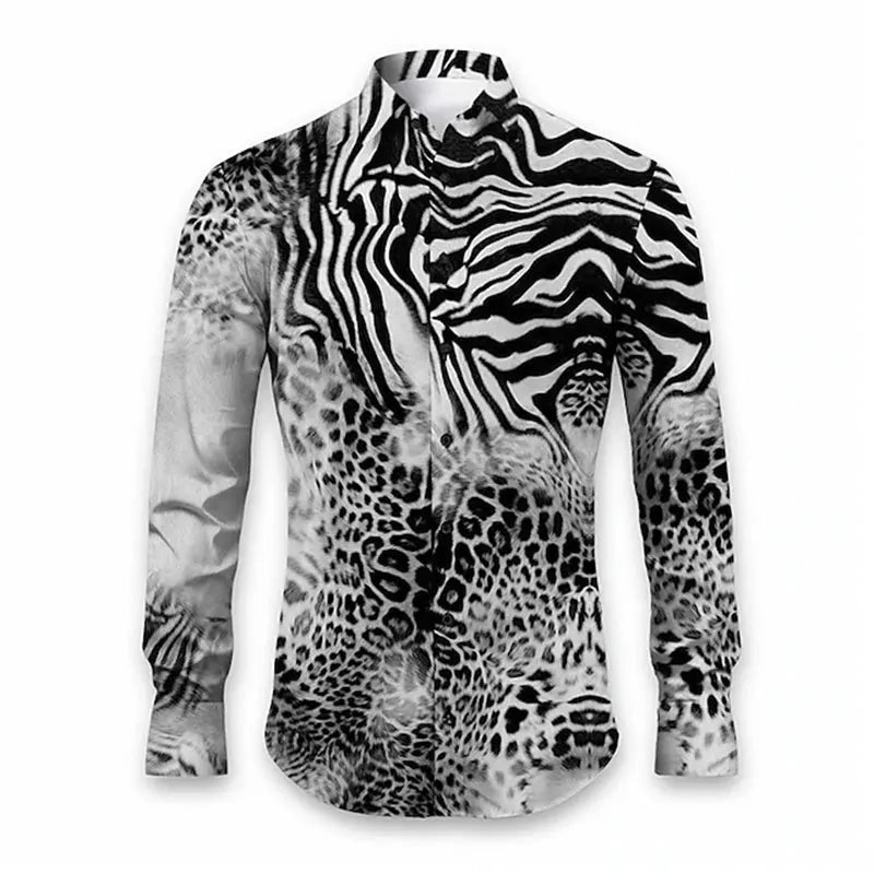 Men's New Fashion Long-Sleeved Shirts Casual Autumn
