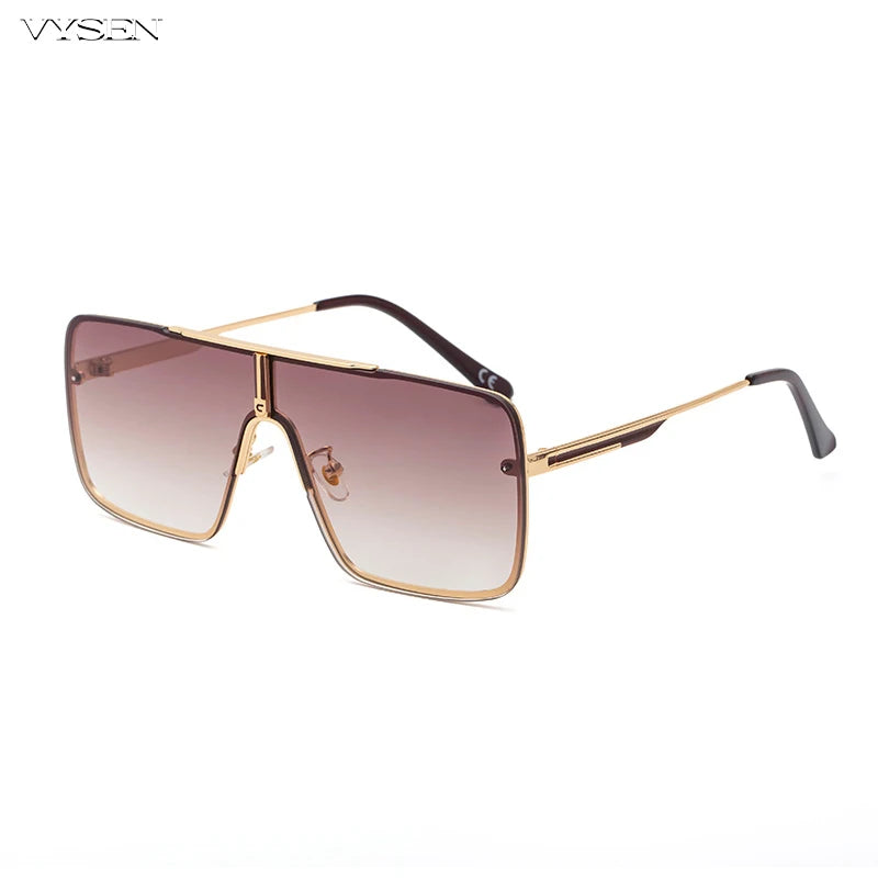 Fashion Oversized Square Sunglasses For Men Big Frame