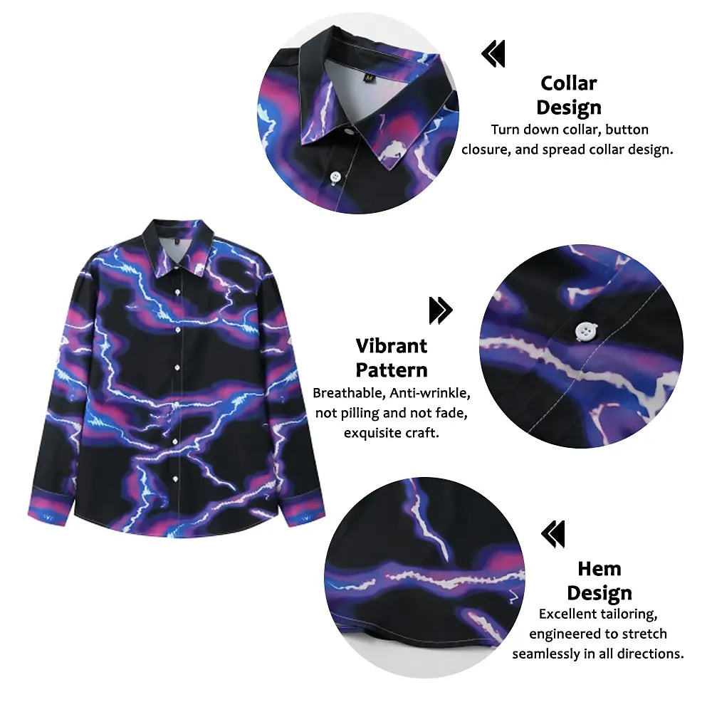 Men's New Fashion Long-Sleeved Shirts Casual Autumn