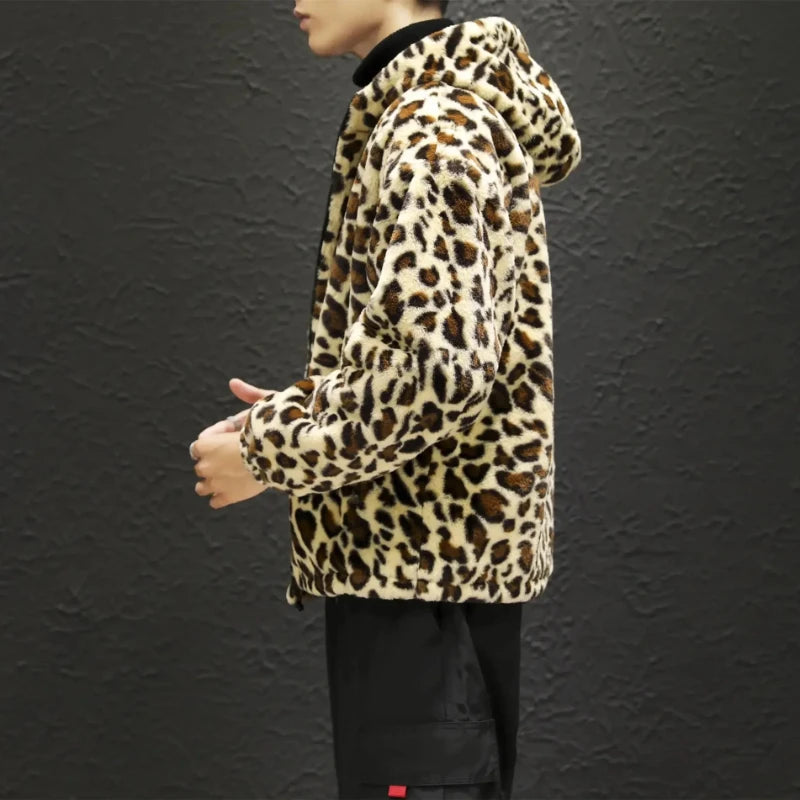 2024 Autumn and Winter New Leopard Print Jacket