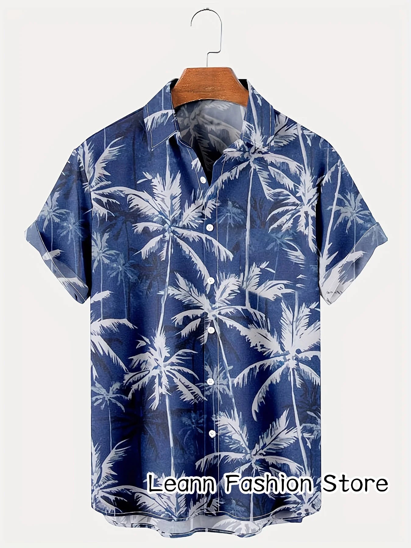 Men Summer Leopard Zebra Printing Shirt Hawaiian Vacation Clothing Male Fashion Beach Style Shirt Daily Wear Shirt Streetwear