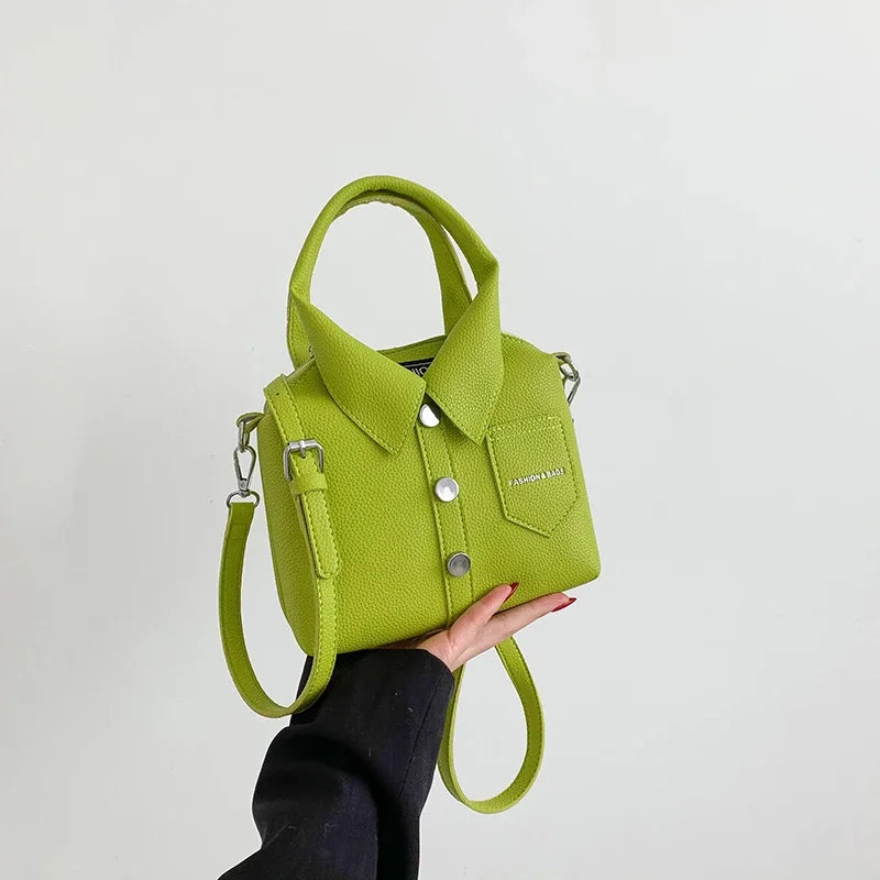 PU Square Compact Shoulder and Crossbody Bags Unique