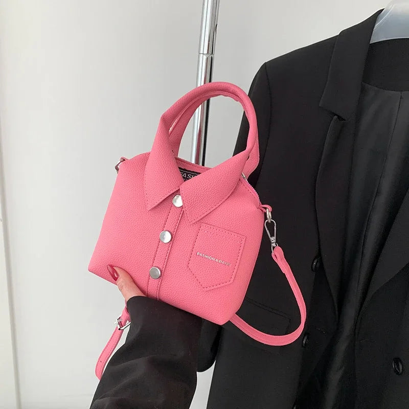 PU Square Compact Shoulder and Crossbody Bags Unique
