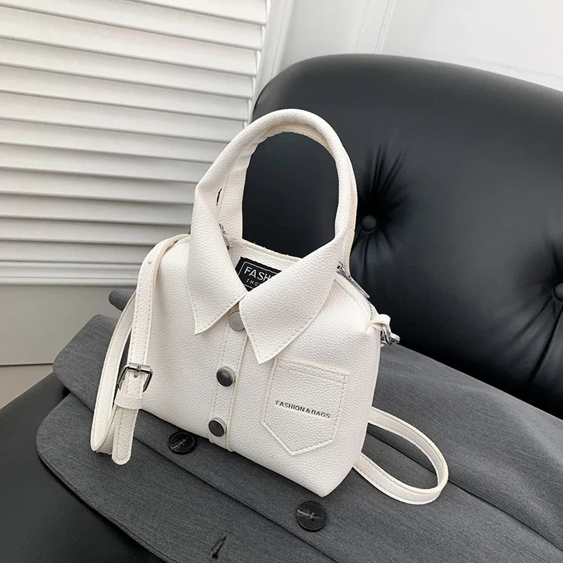 PU Square Compact Shoulder and Crossbody Bags Unique