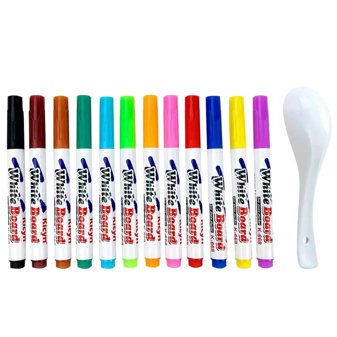 Water Floating Pen Magical Ink Pens With Spoon Floating