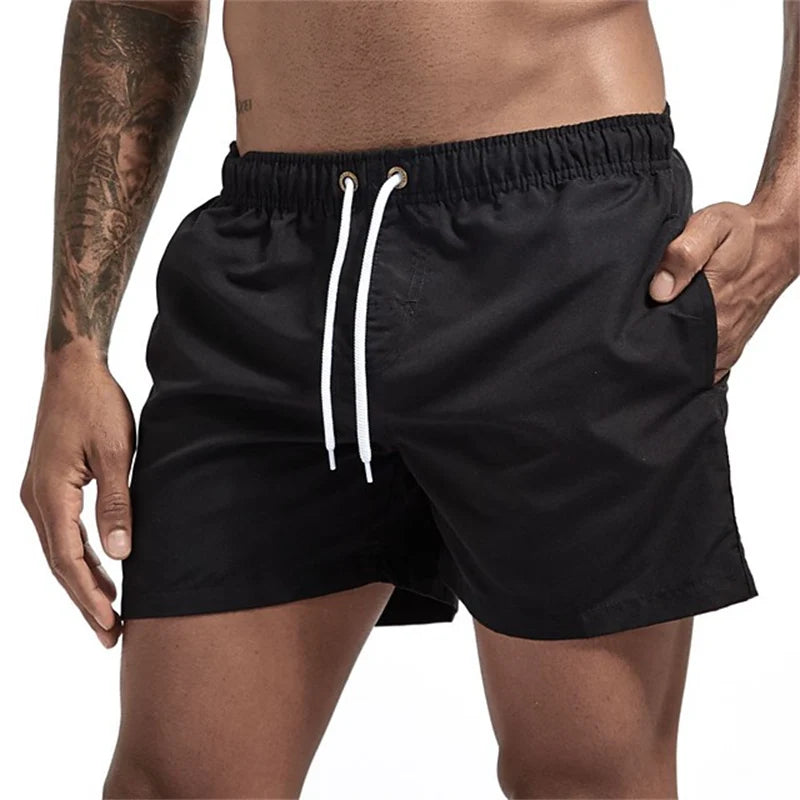 Mens Swim Trunks with Pockets Mesh Liner Summer