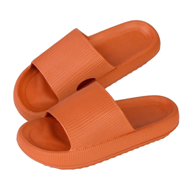 Leopard Print Cloud Slippers For Men