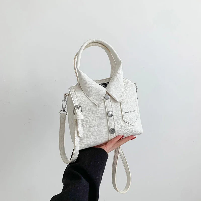 PU Square Compact Shoulder and Crossbody Bags Unique