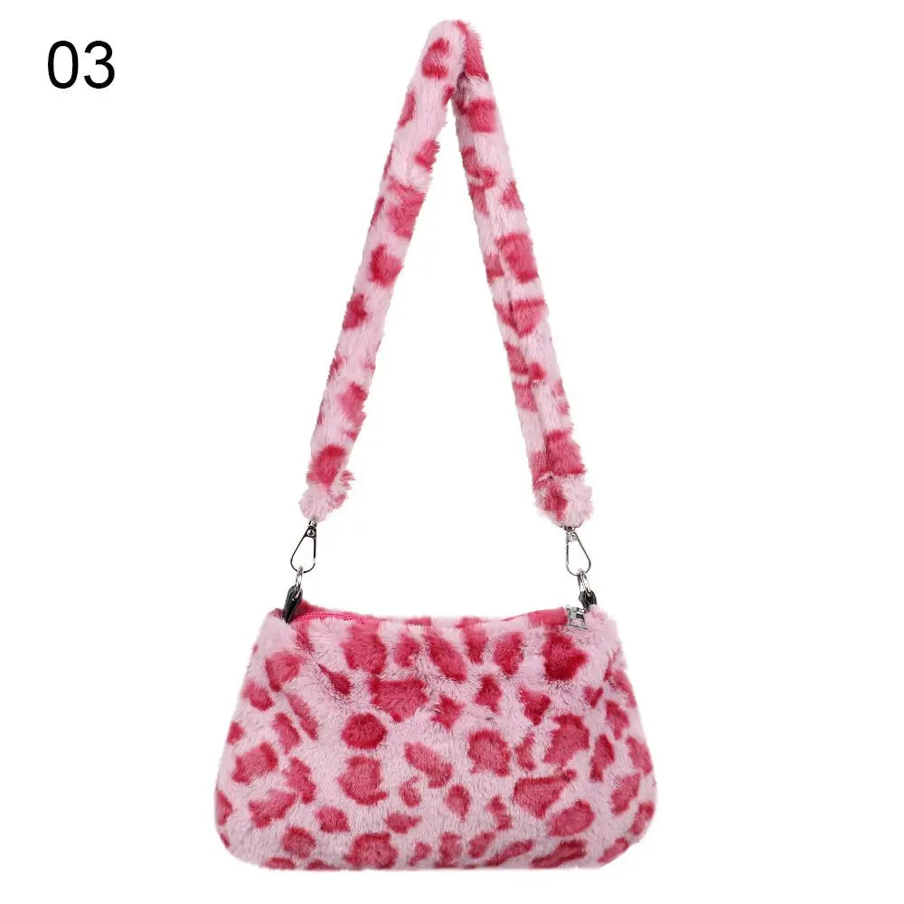 Autumn Winter Women's Shoulder Bag Animal Print