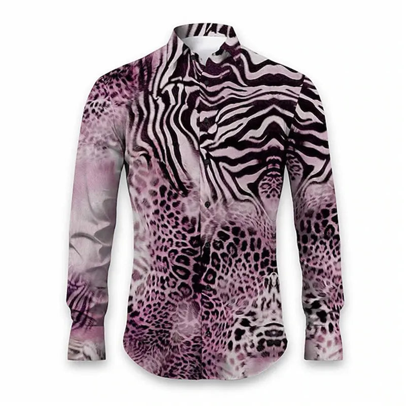 Men's New Fashion Long-Sleeved Shirts Casual Autumn