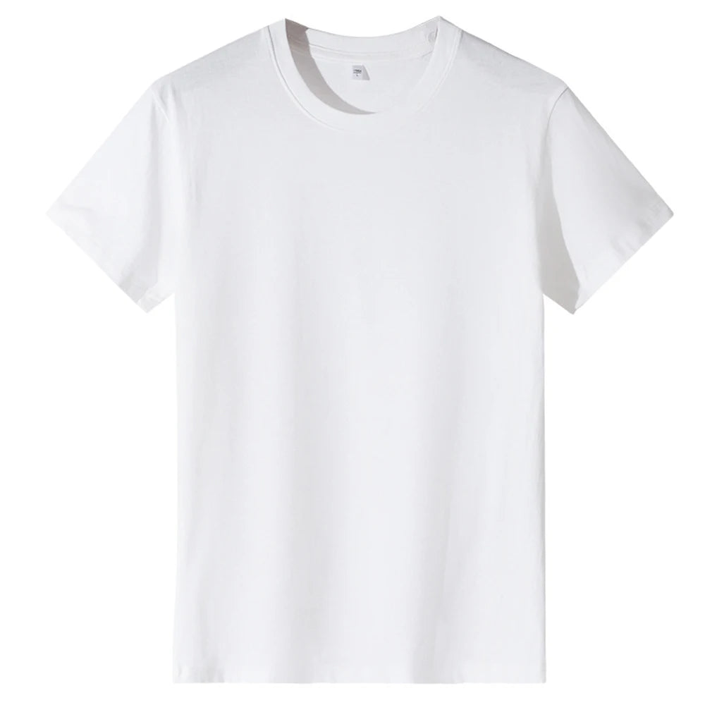 Plus Size 100% Cotton Women Tops 2025 Summer Oversized Casual Short Sleeve T-shirt Tee Large Size Pullover Korean Female Clothi
