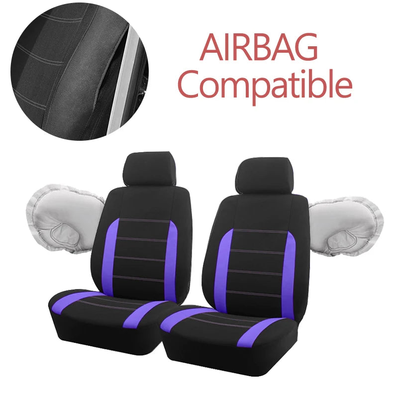 AUTO PLUS Universal Fabric Car Seat Covers Fit For Most Car