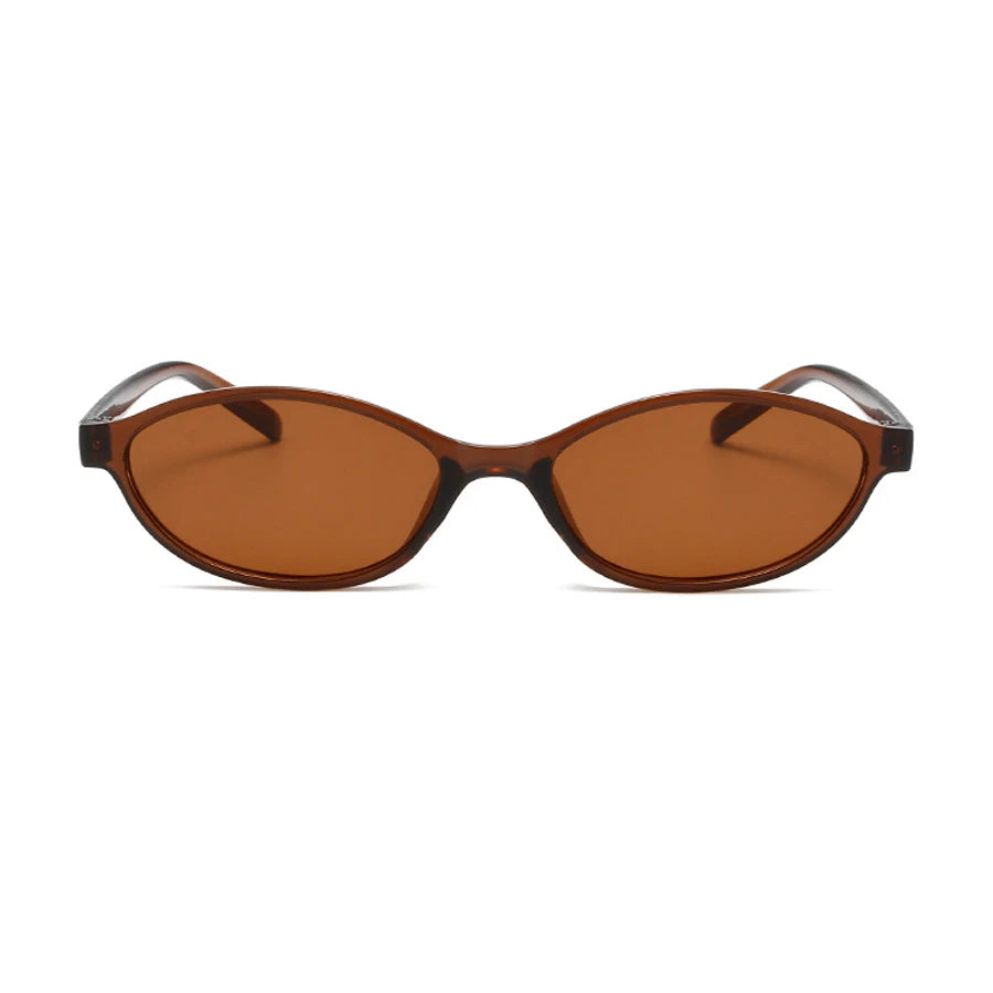 Retro Oval Frame Sunglasses Fashion Personalized Trendy