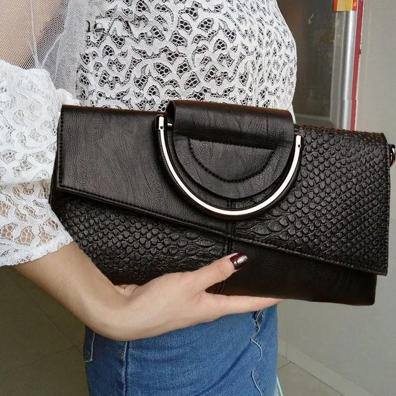High Quality Soft PU Leather Handbag Women Luxury