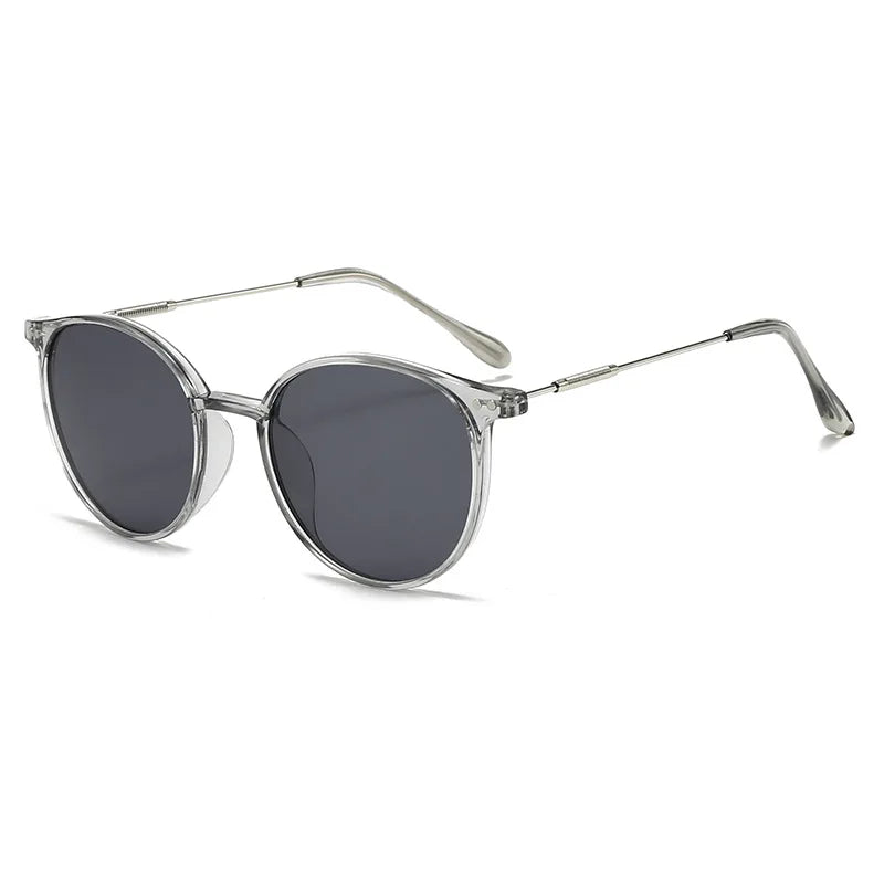 New korean fashion vintage round sunglasses for women
