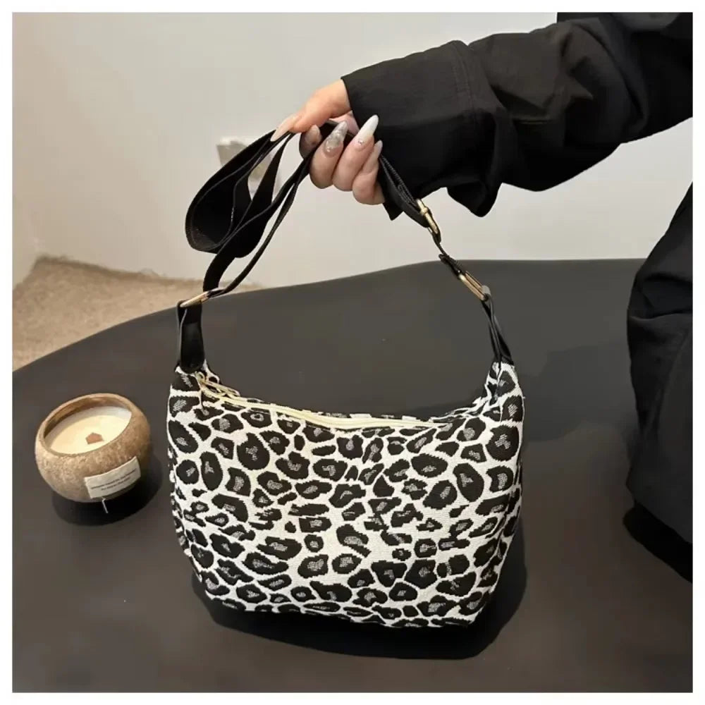 Vintage Fashion Leopard Print New Women Lady Bags