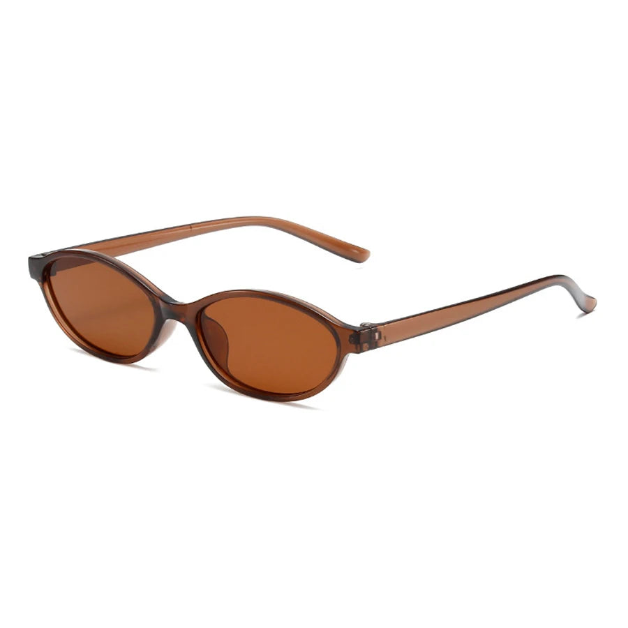 Retro Oval Frame Sunglasses Fashion Personalized Trendy