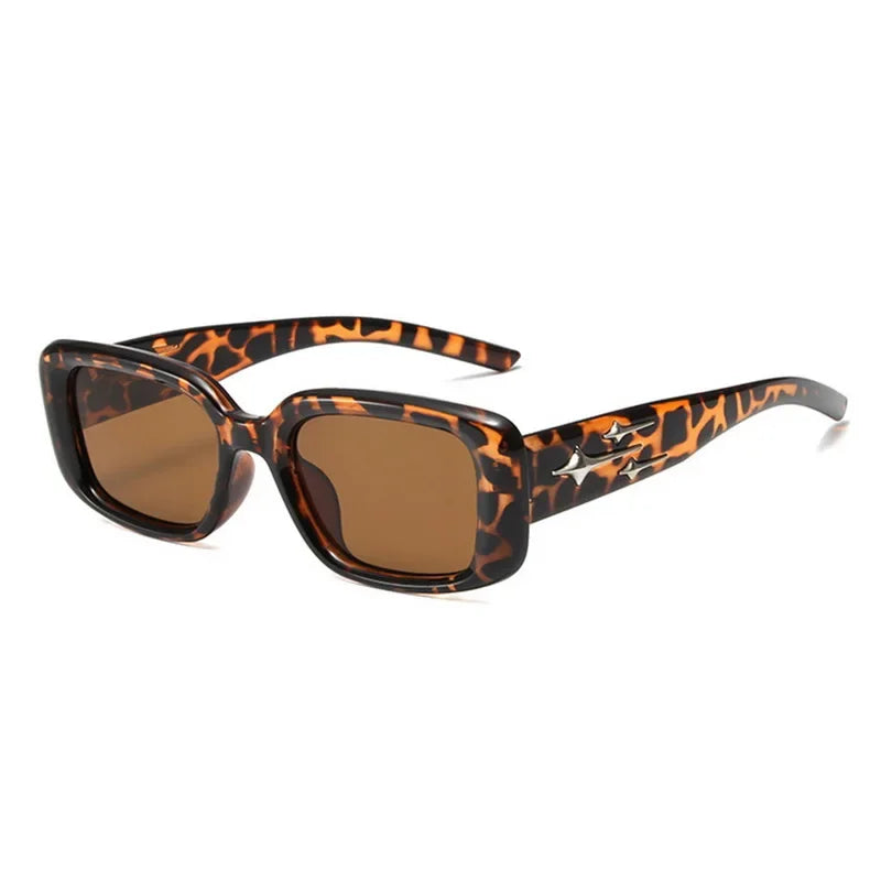 New Retro Y2K Style Small Square Sunglasses Women