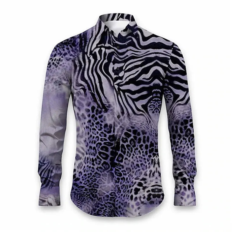Men's New Fashion Long-Sleeved Shirts Casual Autumn