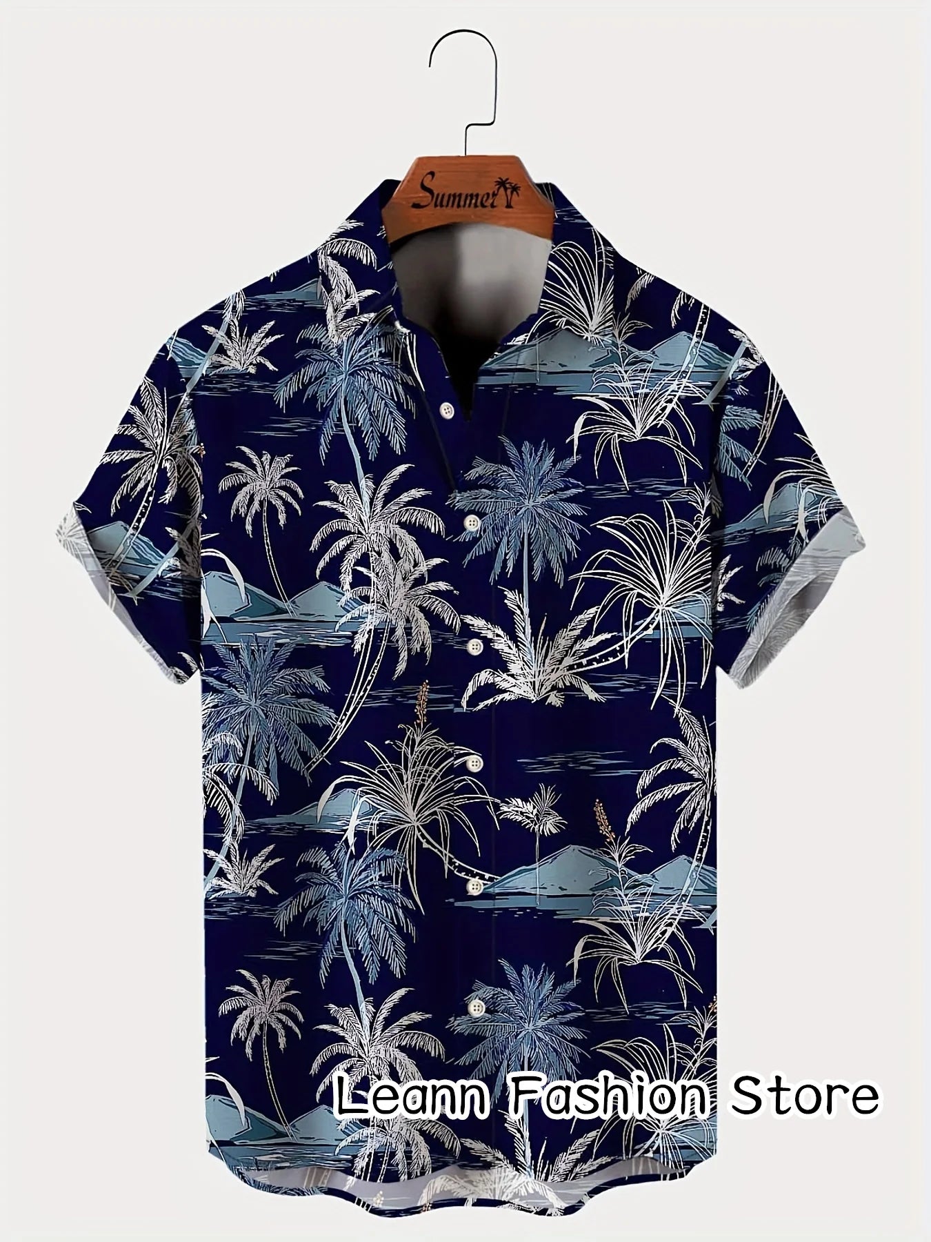 Men Summer Leopard Zebra Printing Shirt Hawaiian Vacation Clothing Male Fashion Beach Style Shirt Daily Wear Shirt Streetwear