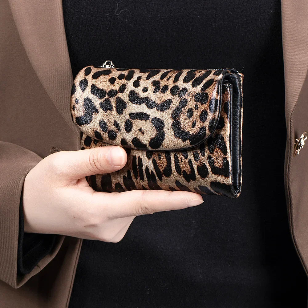 Female Coin Purse Genuine Leather Short Women Wallet