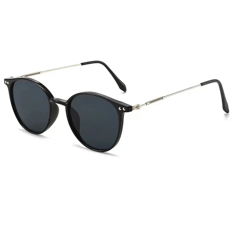 New korean fashion vintage round sunglasses for women