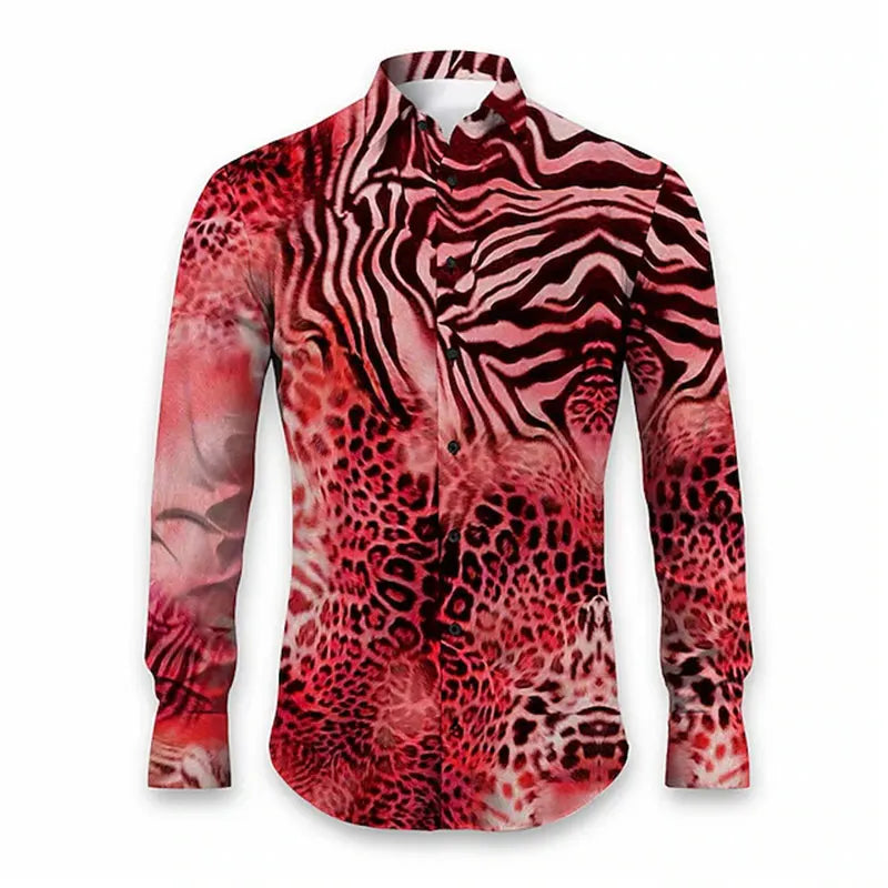 Men's New Fashion Long-Sleeved Shirts Casual Autumn