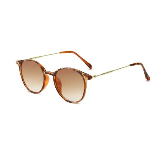 New korean fashion vintage round sunglasses for women