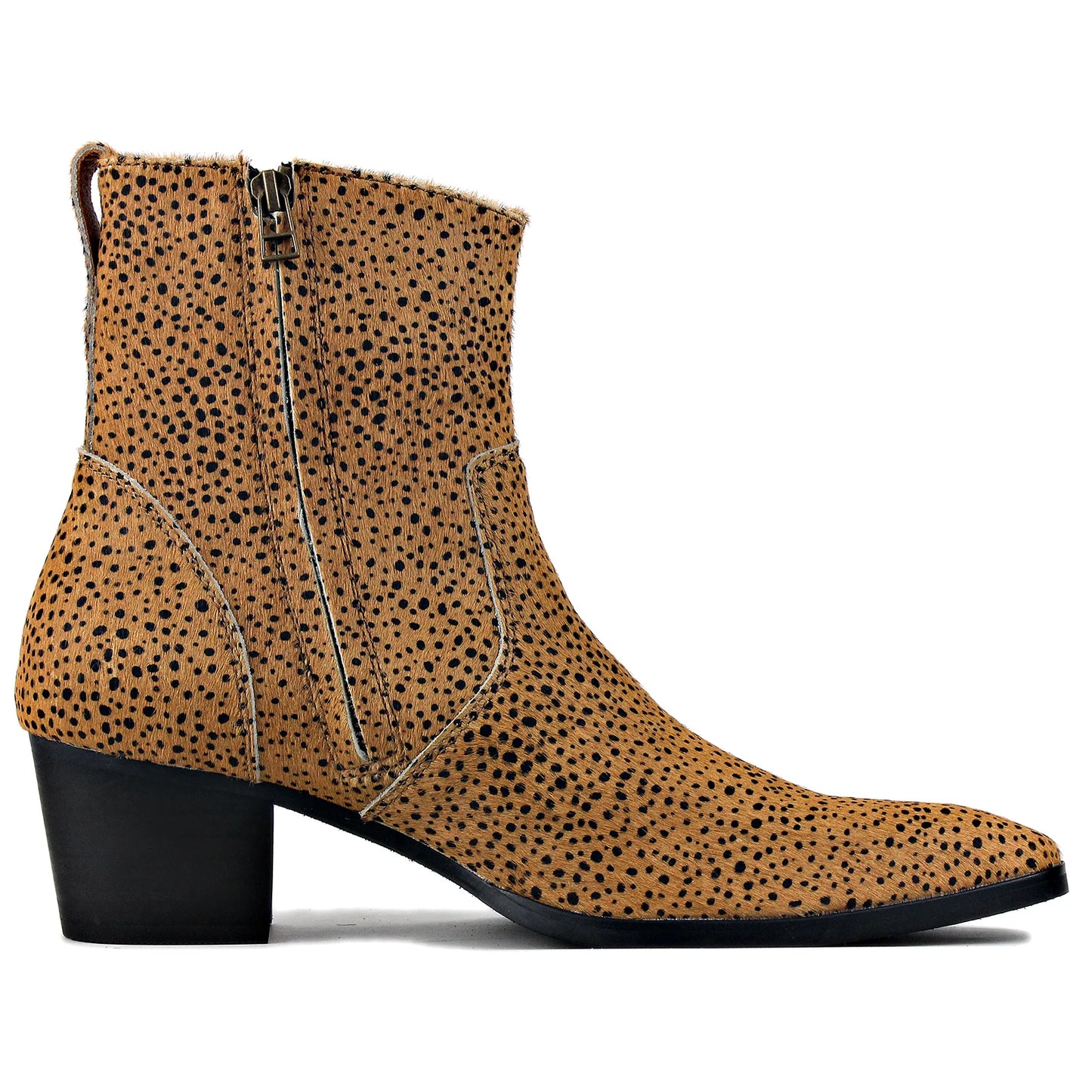 Men’s Genuine Goat Leather Chelsea Ankle Boots - Jungle Line