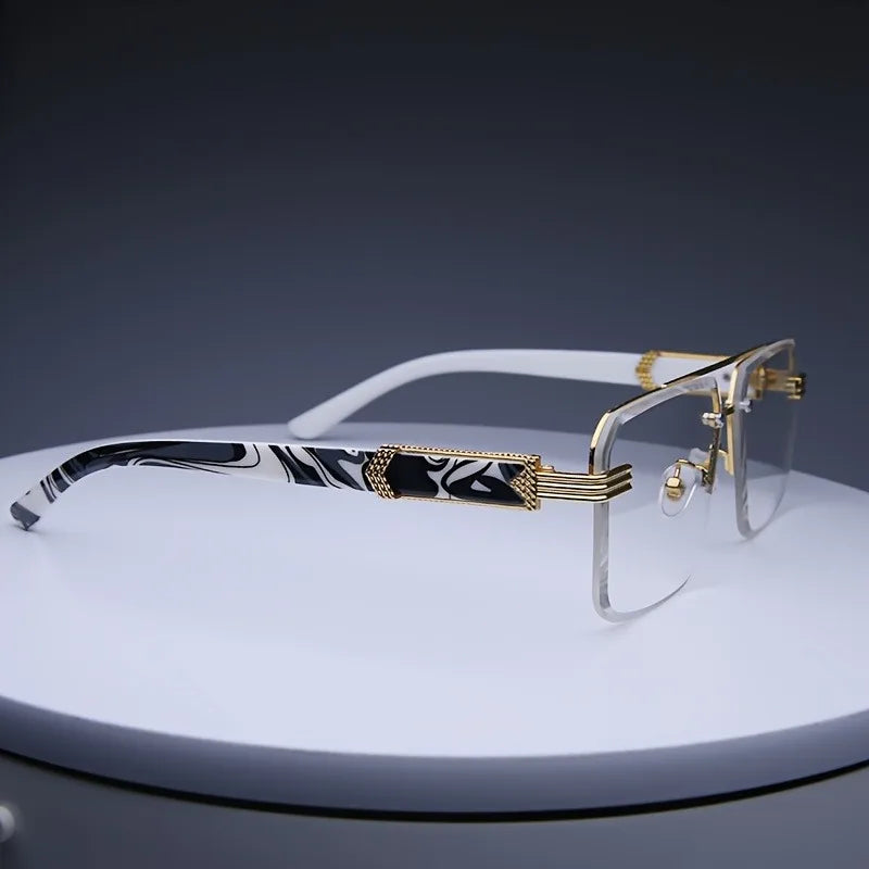 Fashion Rimless Sunglasses Men Women Populare