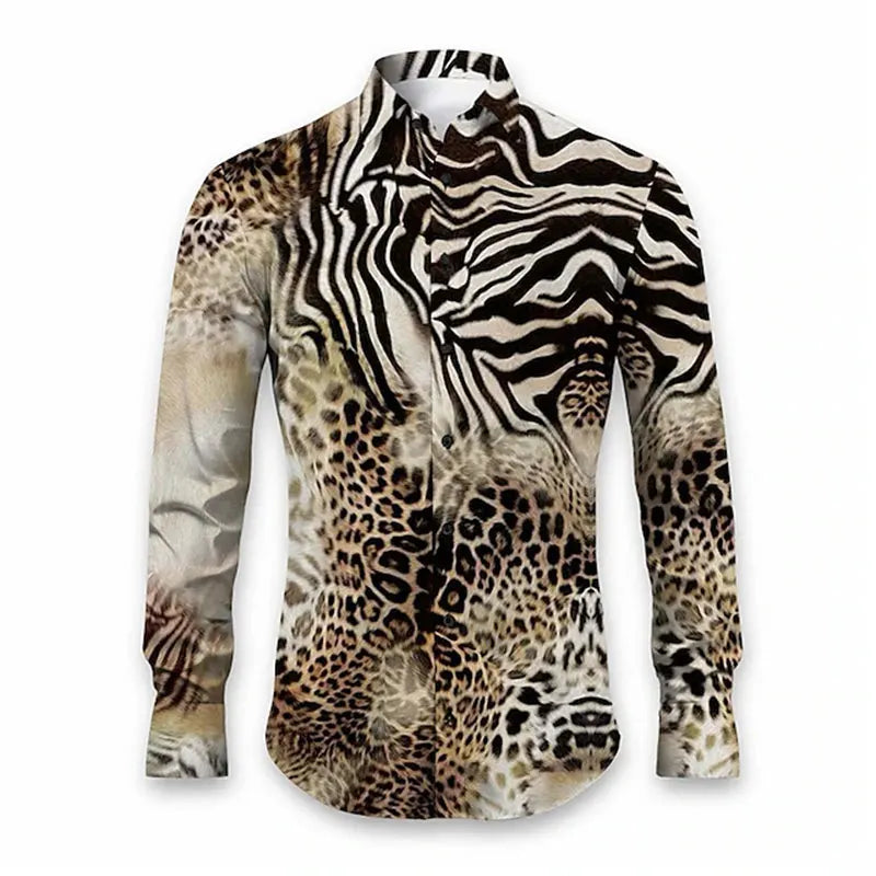 Men's New Fashion Long-Sleeved Shirts Casual Autumn