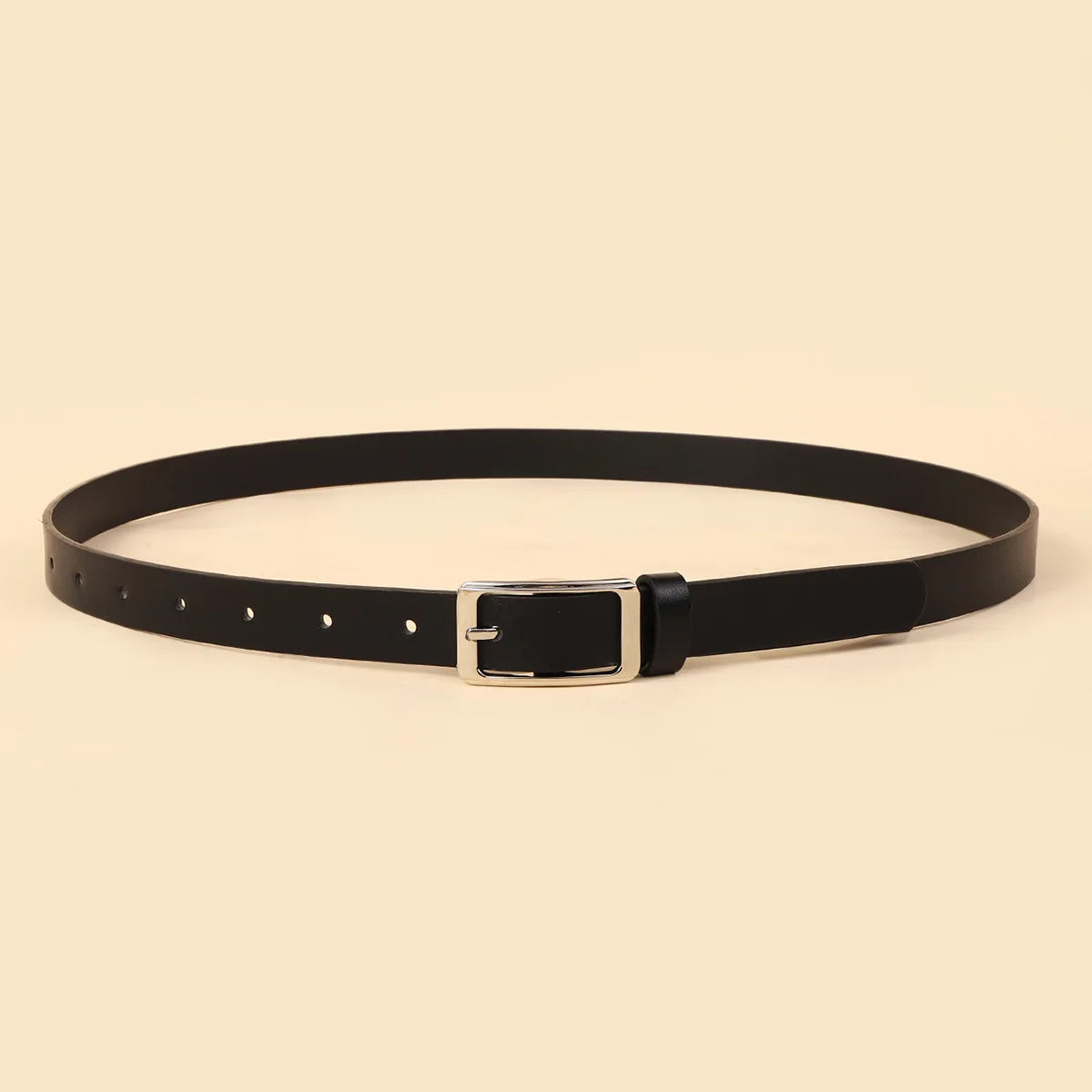 Leopard Print Pu Women's Belt Goth Retro Jeans