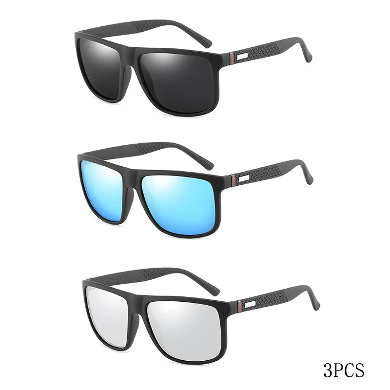 Fashion Vintage Square Polarized Sunglasses Men Women Luxury Brand Designer Men's Sun Glasses Driving Fishing UV400 Eyewear Man