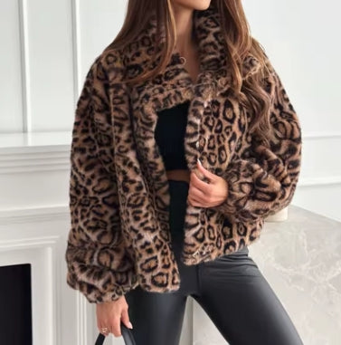 Vestes Mixtes Imprimées Léopard pour Femmes