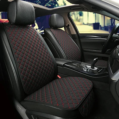 Universal Car Seat Cover Protector Linen Front Rear Back