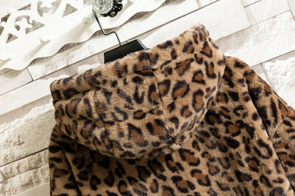Leopard Print Jacket Loose and Comfortable